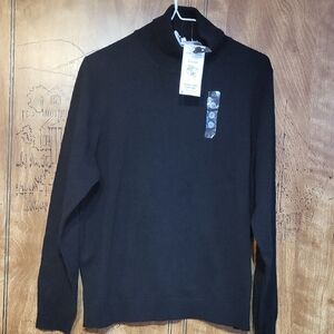 Northern Reflections Black Turtleneck Sweater